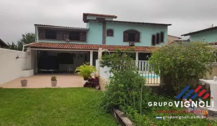 Casa para Venda em Saquarema, Boqueirão, 4 dormitórios, 4 suítes, 6 banheiros, 6 vagas