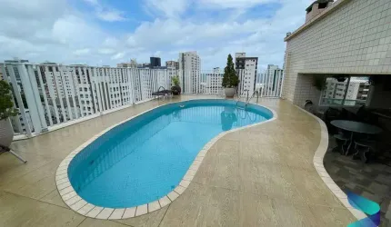 Cobertura com 4 dormitórios à venda, 328 m² por R$ 2.800.000,00 - Vila Guilhermina - Praia Grande/SP