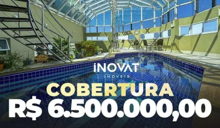 Cobertura frente mar em Praia Grande, exclusividade, luxo, 4 suítes, piscina privativa