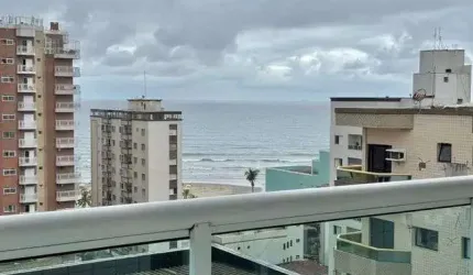 Apartamento 127m² com Vista Mar, 2 Suítes e Varanda Gourmet