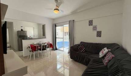 APARTAMENTO 1 DORMITÓRIO MOBILIADO NA GUILHERMINA 51M² COM 1 VAGA DE GARAGEM