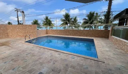 Apartamento 01 dormitório frente mar na Vila Caiçara.