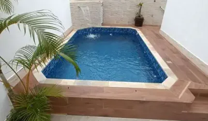 Excelente Sobrado com PISCINA e CHURRASQUEIRA na Aviação em Praia Grande/SP.