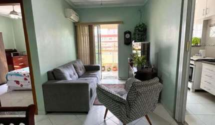 Apartamento de 1 quarto ao lado da praia com churrasqueira e lazer na Aviação