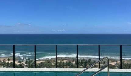 Studio Nascente com Vista Mar e Lazer Completo em Itapuã