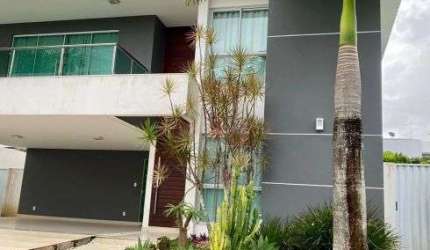 CASA LUXUOSA - 4 SUÍTES - ALPHAVILLE 1 LITORAL NORTE