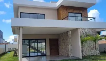 CASA DUPLEX NOVA - 4/4 SENDO 3 SUÍTES - GUARAJUBA