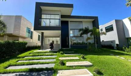 CASA LUXUOSA - 4 SUÍTES - ALPHAVILLE LITORAL NORTE 1