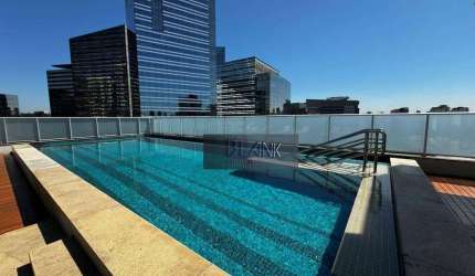 Apartamento com 1 dormitório para alugar, 33 m² por R$ 4.634,82/mês - Santo Amaro - São Paulo/SP