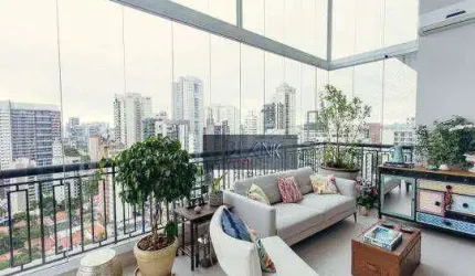 Apartamento Duplex com 3 dormitórios à venda, 225 m² por R$ 3.500.000,00 - Brooklin - São Paulo/SP