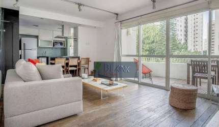 Apartamento Duplex com 1 dormitório, 74 m² - venda por R$ 1.850.000,00 ou aluguel por R$ 13.013,97/mês - Moema - São Paulo/SP