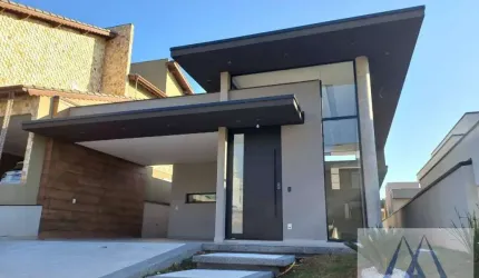 CASA EM CONDOMINIO FECHADO - 3 SUITES - ARUÃ BRISAS 1