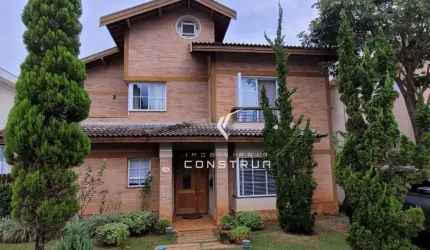 CASA ESTILO EUROPEU - 4 SUÍTES - ALPHAVILLE DOM PEDRO - CAMPINAS/SP
