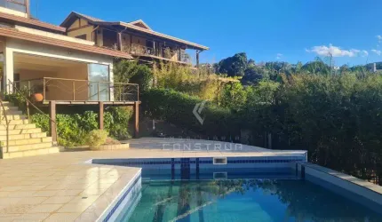 LINDA CASA 4 SUÍTES + EDICULA - VENDA E LOCAÇÃO - COND. MOINHO DE VENTO - VALINHOS/SP