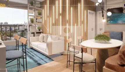 Apartamento com 2 Dorm. /suíte /varanda/Lazer no Rooftop à venda, 53 m² - Yees Mansões Santo Antônio - Campinas/SP