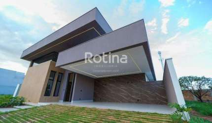 Casa Condomínio Fechado à venda, 3 quartos, Cond. Gsp Arts - Uberlândia/MG - Rotina Imobiliária