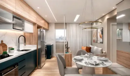 Apartamento 2 Dormitorios com Vaga de Garagem