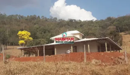 Lindo Sitio, Terreno 1.500 metros, Semi Condomínio, Casa com Excelente Acabamento, Aquecimento Solar