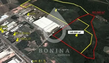 Área de 149.000 m² à venda em Cabreúva