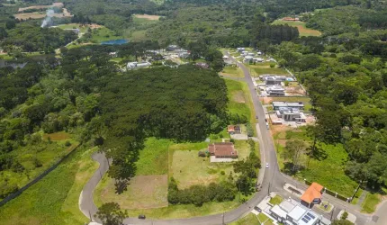 Terreno em condomínio fechado à venda na Rua Osmário de Oliveira Bastos, 1353, Vila Fuck, Piraquara, 1319 m2 por R$ 923.489