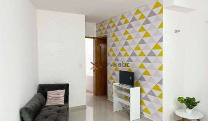 Apartamento com 2 dormitórios para alugar, 56 m² por R$ 2.950,00/mês - Vila Dora - Santo André/SP