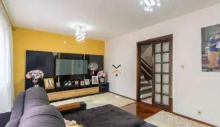 SOBRADO COM 3 DORMITÓRIOS SENDO 1 SUÍTE, 3 BANHEIROS, 6 VAGAS, NA VILA ELDIZIA - SANTO ANDRÉ.