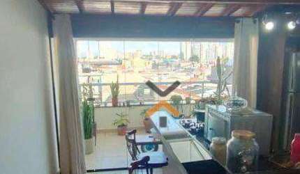 Cobertura com 2 dormitórios à venda, 108 m² por R$ 555.000,00 - Jardim Ocara - Santo André/SP