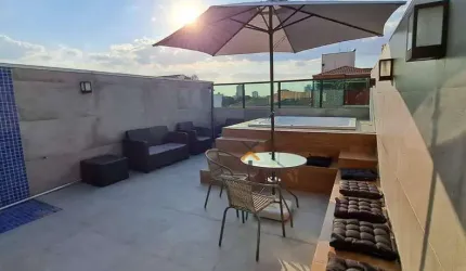 Cobertura com 2 dormitórios à venda, 150 m² por R$ 895.000,00 - Vila Valparaíso - Santo André/SP