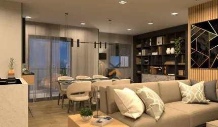 Cobertura com 3 dormitórios à venda, 137 m² por R$ 1.334.740,64 - Vila Valparaíso - Santo André/SP
