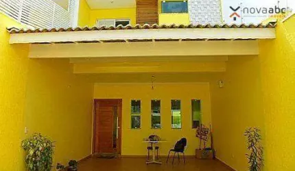 Sobrado com 3 dormitórios para alugar, 215 m² por R$ 5.320,00/mês - Parque das Nações - Santo André/SP