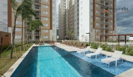 Apartamento com 3 dormitórios para alugar, 73 m² por R$ 4.100,00/mês - Campestre - Santo André/SP