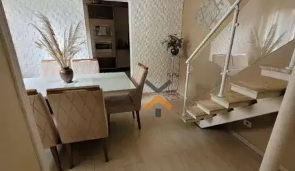 Sobrado com 3 dormitórios à venda, 108 m² por R$ 690.000,00 - Vila Alzira - Santo André/SP