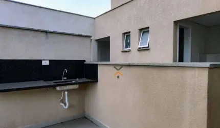 Cobertura com 2 dormitórios à venda, 84 m² por R$ 520.000,00 - Campestre - Santo André/SP
