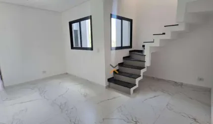 Cobertura com 2 dormitórios para alugar, 114 m² por R$ 3.850,02/mês - Vila Curuçá - Santo André/SP
