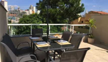 Cobertura com 3 dormitórios à venda, 160 m² por R$ 650.000,00 - Casa Branca - Santo André/SP