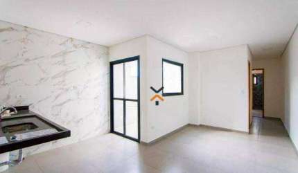 Apartamento com 2 dormitórios à venda, 58 m² por R$ 373.000,00 - Vila Eldízia - Santo André/SP