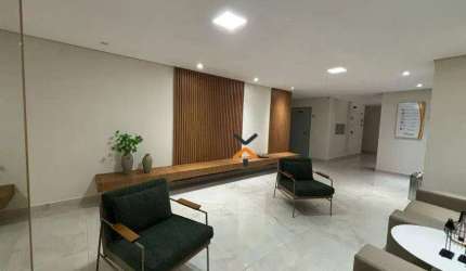 Apartamento com 2 dormitórios para alugar, 59 m² por R$ 3.060,62/mês - Vila São Pedro - Santo André/SP