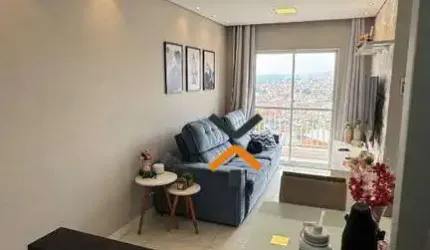 Apartamento com 2 dormitórios à venda, 54 m² por R$ 393.000,00 - Vila Humaitá - Santo André/SP