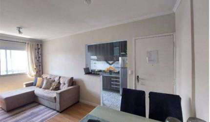 Apartamento com 1 dormitório, 46 m² - venda por R$ 275.000,00 ou aluguel por R$ 2.254,00/mês - Taboão - São Bernardo do Campo/SP