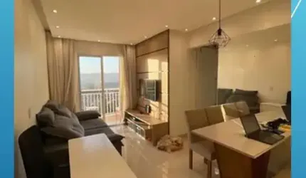 ✅  Apartamento com 2 dormitórios, varanda  Cond. Marselha Jandira