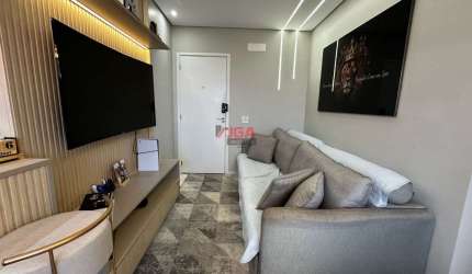Portal Terras de Carrara Apartamento à venda mobiliado em Hortolândia-SP, Jardim Amanda I com 2 quartos, 1 suíte, 1 sala, 2 banheiros e 58m².