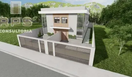 Casa na Vila Petrópolis em Atibaia com 190m² construídos, 3 quartos sendo suítes, piscina, churrasqueira, acabamento de alto padrão, pronta  Abril/24