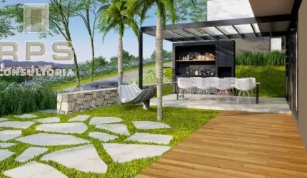 Casa no condomínio La Reserva em Atibaia, e quartos sendo suíte, 2 vagas de garagem, quintal, vista de tirar o fôlego, dentro da cidade!