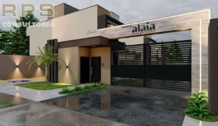 Casas em Condominio com 04 suites com closet , sendo uma suite no térreo . Sala com 2 ambientes,Cozinha integrada, Lavabo ,Escritório ,espaço gourmet