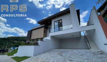 Casa pronta para morar no Condomínio Reserva São Nicolau em Atibaia, localizado dentro de Atibaia, 3 suítes, piscina, espaço gourmet com churrasqueira