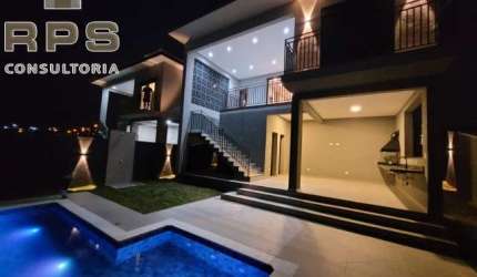 Casa no Serras de Atibaia II , 3 suites ( 01 Master com closet ) Sala 2 ambientes, cozinha americana integrada com piscina e área gourmet,3 vagas