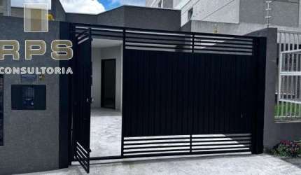 Casa nova , totalmente térrea ! Área construída : 70 m² ,Com 02 dormitórios , sendo 01 suite  Cozinha em conceito aberto  Lavanderia , garagem