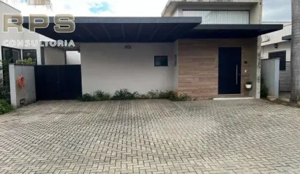 Casa térrea no Reserva Jacarandá em Atibaia, 3 suítes, armários planejados em todos os cômodos, despensa, lavanderia coberta, quintal com ofurô