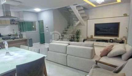 Lindo Sobrado de Condominio com 3 Dormitorios e 3 Vagas, Terraco Gourmet a Venda Na Vila Re, 215m