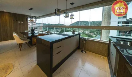 Apartamento com 4 quartos  à venda, 147 m² por R$ 1.950.000 - Canto do Forte - Praia Grande/SP